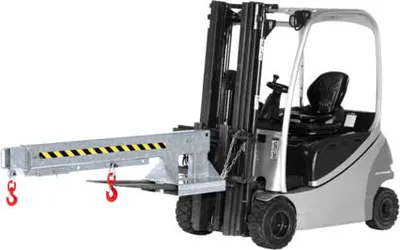 Produktbild von Kranarm für Gabelstapler - max. Traglast 3.000 kg - Länge 2.220 - 3.720 mm - verzinkt