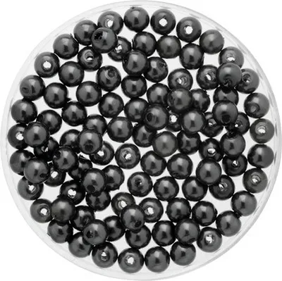 Produktbild von Wachsperlen grau Ø 4 mm 100 Stück