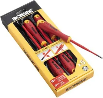 Image de Jeu de tournevis Ironside VDE 5 pièces