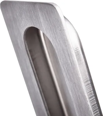Produktbild von Einlassmuschel 150x54mm echt Edelstahl Schiebetürmuschel matt gebürstet Griffmulde