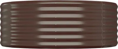 Obrázok produktu pre vidaXL Zvýšená posteľ Pozinkovaná oceľ 544x100x36 cm Hnedá