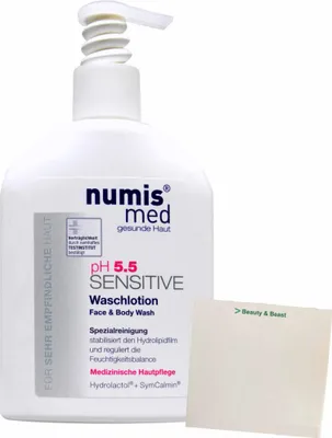 Produktbild von Numis Med PH 5,5 Sensitiv Waschlotion (200ml Flasche) + usy Block
