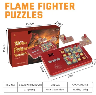 Produktbild von Breinbreker - Elektronisches Puzzle Feuerwehrmann - Lernspiel für Kinder und Erwachsene - SmartGames