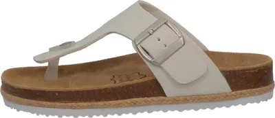 Produktbild von Softrelax Damen Zehentrenner Sandale Lederfussbett weiss EUR 39