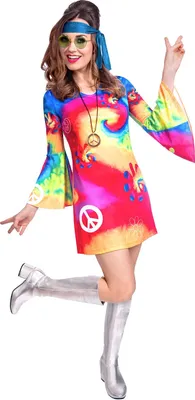 Produktbild von 70er Jahre Groovy Damen Kostüm