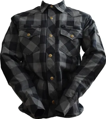 Immagine prodotto di Giacca Bores Lumberjack Camicia con look da boscaiolo Grigio/Nero-6XL