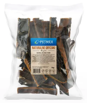 Image de PETMEX : Friandises pour chiens à base de peau de cerf, 1 kg