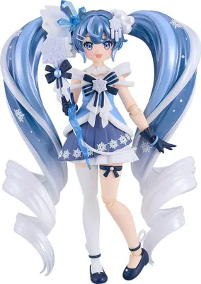 Produktbild von Character Vocal Series 01: Hatsune Miku Figma Actionfigur Snow Miku: Crystal Snow Ver. 13 cm