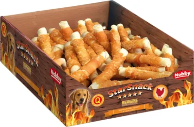 Produktbild von Nobby Starsnack Wrapped Chicken / Sparpaket, Größe: M / Maße: 13 cm