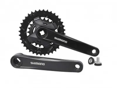 Produktbild von Shimano ALTUS FC-MT101-B2 175mm 9rz 9s 36/22T 2x9 Vierkant-Kurbelgarnitur