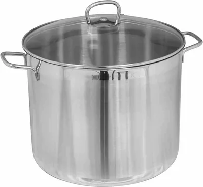 Produktbild von Jumbotopf 17 l Edelstahl mit Glasdeckel
