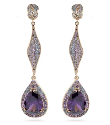 Image de AVANT-GARDE PARIS Boucles d'oreilles pendantes longues et brillantes