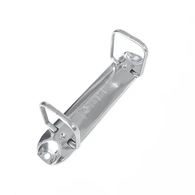 1 Ringbuchmechanik aus Metall in Q-Form 2er 123 x 26 mm