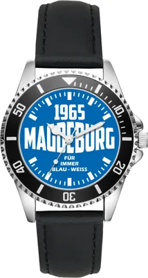 Produktbild von KIESENBERG Herrenuhr Armbanduhr Magdeburg Geschenk Artikel Idee Fan Analog Quartz L-6101