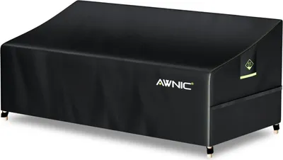 Obrázek produktu pro Ochranný potah na 3místnou pohovku - Voděodolný potah na venkovní ratanovou pohovku - 420D polyester - 220x85x61/71cm