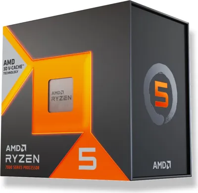 Produktbild von AMD RYZEN 5 7500X3D 6-Kern-Prozessor, 4,5 GHz, 96 MB, 65 W, AM5, BOX