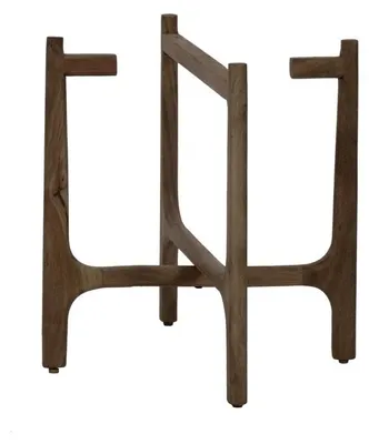 Zdjęcie produktu dla Nogi do stołu Pomax Cabane, kolor brązowy, średnica 45 cm, wysokość 50 cm