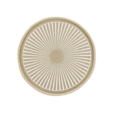 Image de Set de table en jute PALAM, O 38 cm, beige