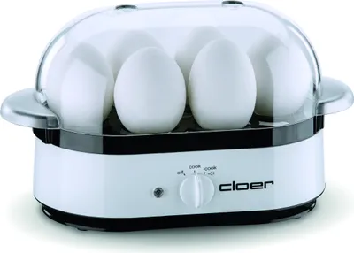 Produktbild von Cloer 6081 Varič vajec 6 vajec 350 W biely
