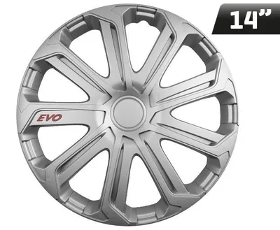Immagine prodotto di Copricerchi Evo argento da 14", 4 pezzi