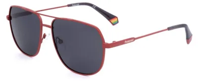 Produktbild von Polaroid PLD 6195/S/X Matte red 58/15/145 Uni Sonnenbrillen