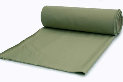 Zdjęcie produktu dla French Terry, bawełniana dzianina dresowa, szałwia 50 x 185 cm
