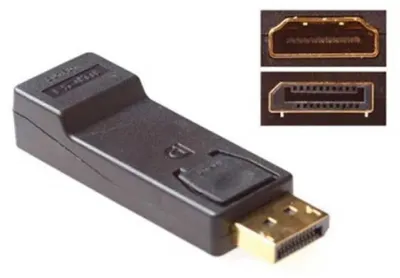 Image de ACT AB3985 câble vidéo et adaptateur DisplayPort HDMI Noir