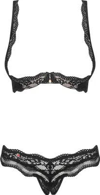 Immagine prodotto di Set di reggiseni Luvae con coppe aperte S/M