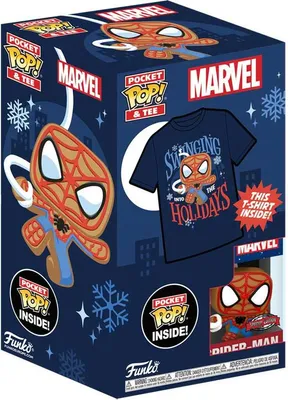 Produktbild von Funko Marvel Spidey Spielzeug Set mit T-Shirt und Mini Figur - Large