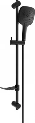 Produktbild von Mexen DF17 Schiebe-Dusch-Set, Schwarz - 785174582-70
