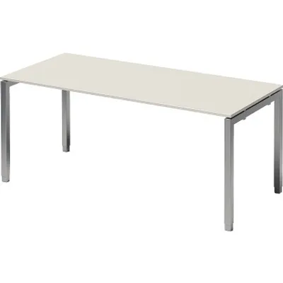 Produktbild von BISLEY Schreibtisch Cito Maße: 180 x 65-85 x 80 cm (B x H x T) 3-Schicht-Spanplatte, melaminharz Farbe der Tischplatte: grauweiß