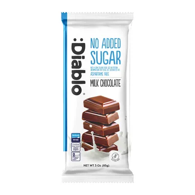 Produktbild von Diablo Vollmilchschokolade ohne Zuckerzusatz 85 g Tafel