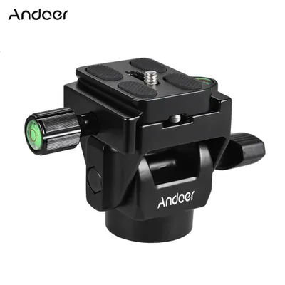 Produktbild von Andoer M-12 Monopod-Neigekopf Panoramakopf Telephoto Vogelbeobachtung mit Schnellwechselplatte Einbeinstative