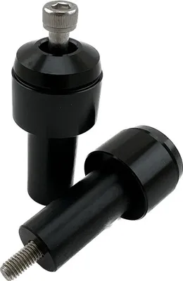 Produktbild von Lenkergewichte D28 Alu schwarz M6H