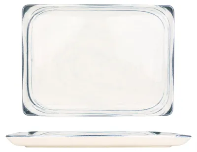 Imagen del producto de Kütahya Porselen: Plato para servir - Marco - Porcelana - 35x26 cm