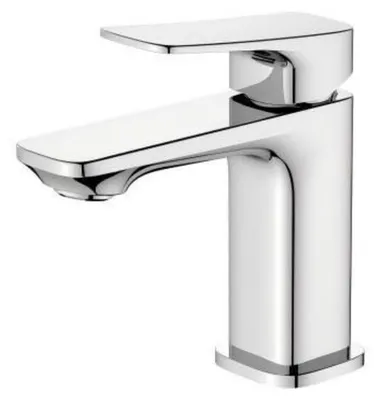 Zdjęcie produktu dla Bateria umywalkowa jednouchwytowa, mosiądz chromowany, wymiary 133 x 130 mm