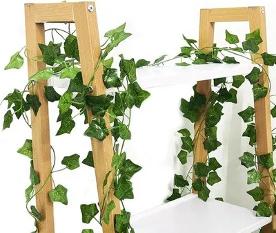 Productafbeelding van Famanu Kunstplanten, 12 stuks kunstplanten in de vorm van klimop, lengte 2,2 meter