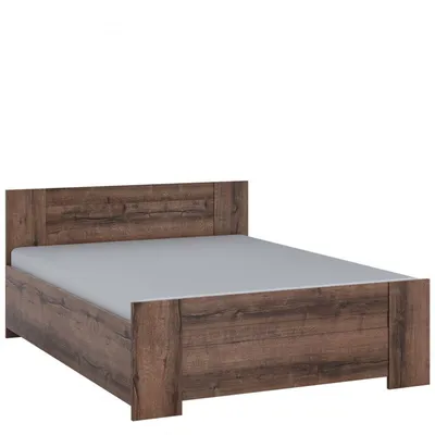 Obrázek produktu pro Manželská postel 160x200 CORTLAND - dub monastery