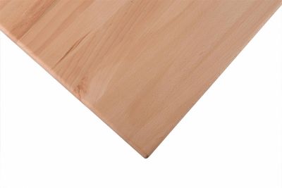 Bürotisch höhenverstellbar schwarz Tischplatte Vollholz Buche 160x80cm