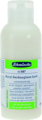 Produktbild von Schmincke 250ml Hilfsmittel Seidenglanz-Lack Acryl 50 587 027 Acrylmalerei