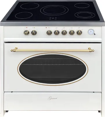 Produktbild von GURARI  GCH E 912 Cr r, mit 1-fach-Teleskopauszug, Retro Elektro Standherd 90 cm/ Retro Range Coocker / 121L