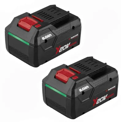Produktbild von PARKSIDE PERFORMANCE 20 V Smart Akku 8.0 Ah PAPP 208 Twinpack