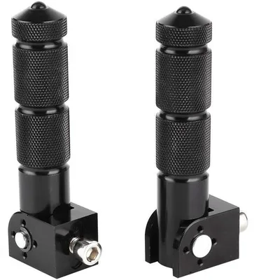 Immagine prodotto di Poggiapiedi in alluminio per moto - Universali 8 mm - Neri
