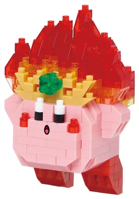 Immagine prodotto di nanoblock - Kirby - Kirby Fire, set di costruzione della serie "Character Collection"