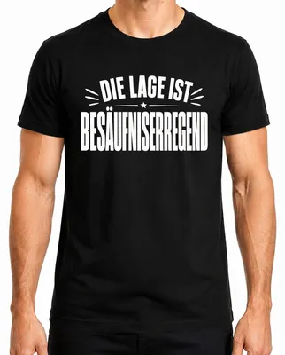 Immagine prodotto di T-shirt da uomo, nero, taglia 3XL, con scritta divertente a tema feste e alcol