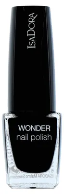 Imagen del producto de Esmalte de uñas IsaDora Wonder, tono 139 Black Lacquer (6 ml)
