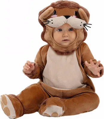 Produktbild von Löwe Kostüm für Babys Kindergröße: 86-92
