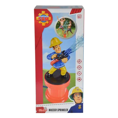 Produktbild von Simba Feuerwehrmann Sam, Gartensprenkler, Sprinkler, Sprenkler, Spielzeug, Kunststoff, 38 cm, 109252006