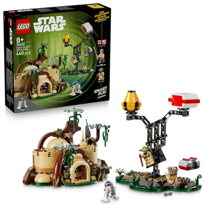 Immagine prodotto di LEGO Star Wars SMART Play™: La capanna di Yoda e l'addestramento dei Jedi, Set da costruzione, 8 anni, Plastica, 440 pezzi, 762 g