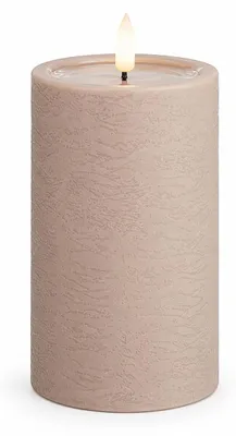 Produktbild von Deluxe Homeart Unique LED-Kerze Echtwachs Rose - 7,5 x 15 cm